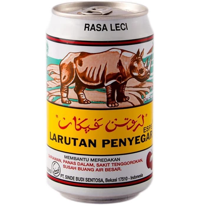 Cap Badak Larutan Kaleng Rasa Leci 320 ml (DUS)