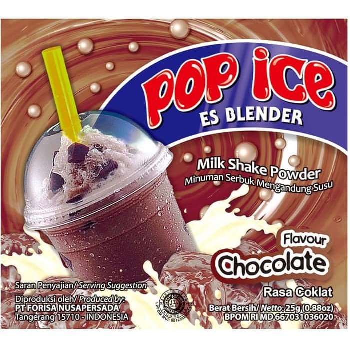 POP Ice Coklat 25 Gr (DUS)