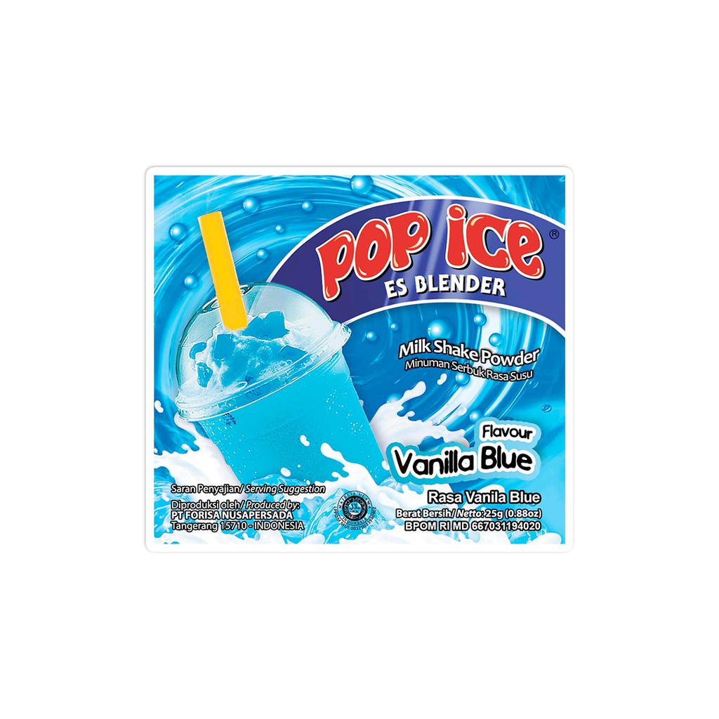 POP Ice Vanilla Blue 25 Gr (DUS)